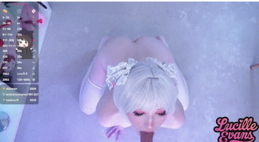 &nbsp;【搬运】T0级别二次元天花板可爱主播 对着她能冲到死 Lucille_Evans合集 [153V+273G]