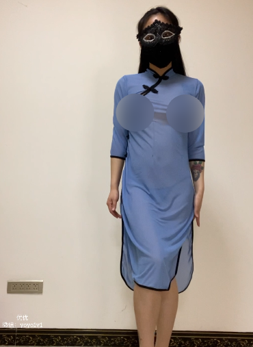 超人气骚话御姐-优优-新原版 酸奶民国旗袍（1V,1.62G）